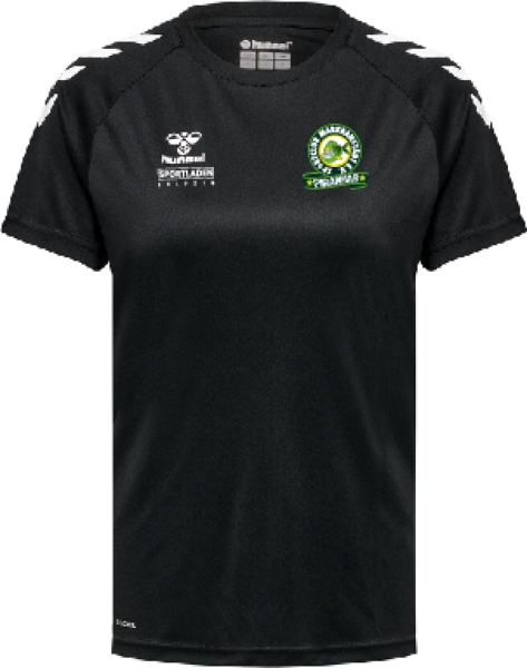 Damen Hummel Core XK Poly T-Shirt SCM - Schwarz